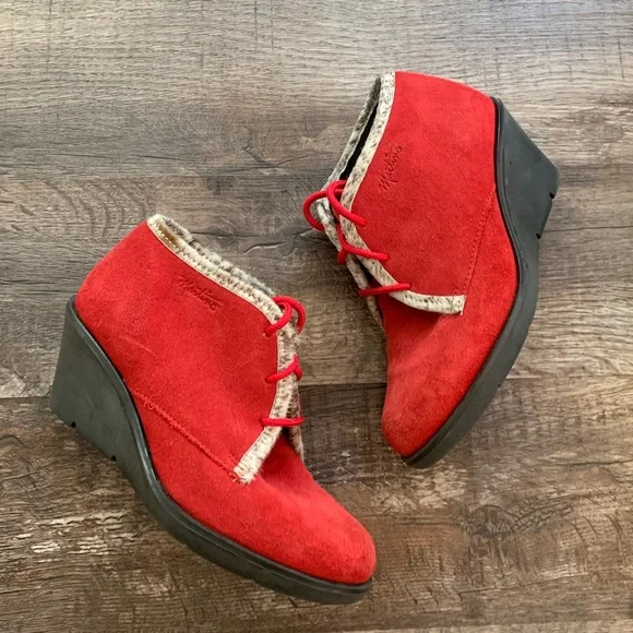 Martino | Shoes | Martino Suede Furtrimmed Ankle Boots Size  Martino suede fur-trimmed ankle boots size 8.5 main image 0